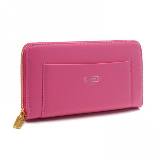 Coach Madison Accordion Saffiano Large Pink Wallets EGE | Women